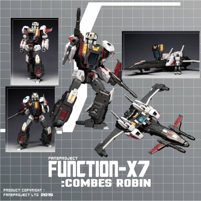 Fansproject Function X-7 Combes Robin X-08 Action Figure