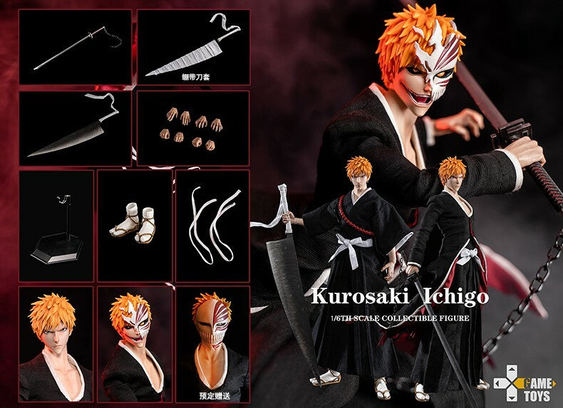 Game Toys 1/6 Bleach Kurosaki Ichigo Sixth Scale Figure GT-001