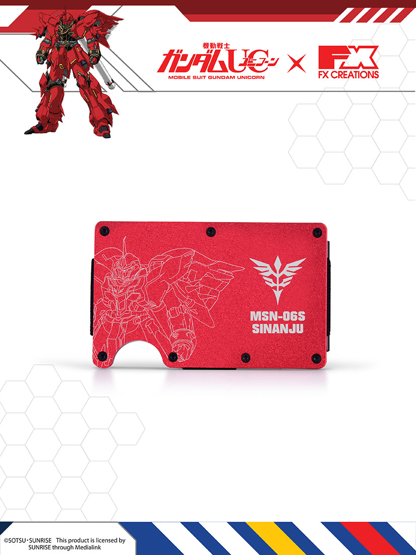 FX Creations Gundam MSN-06S Sinanju Card Case Wallet GUCW002-89