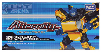 Transformers Alternity A-03 Gold Bug Suzuki Swift Sport [Throttle Gold] Asia Exclusive