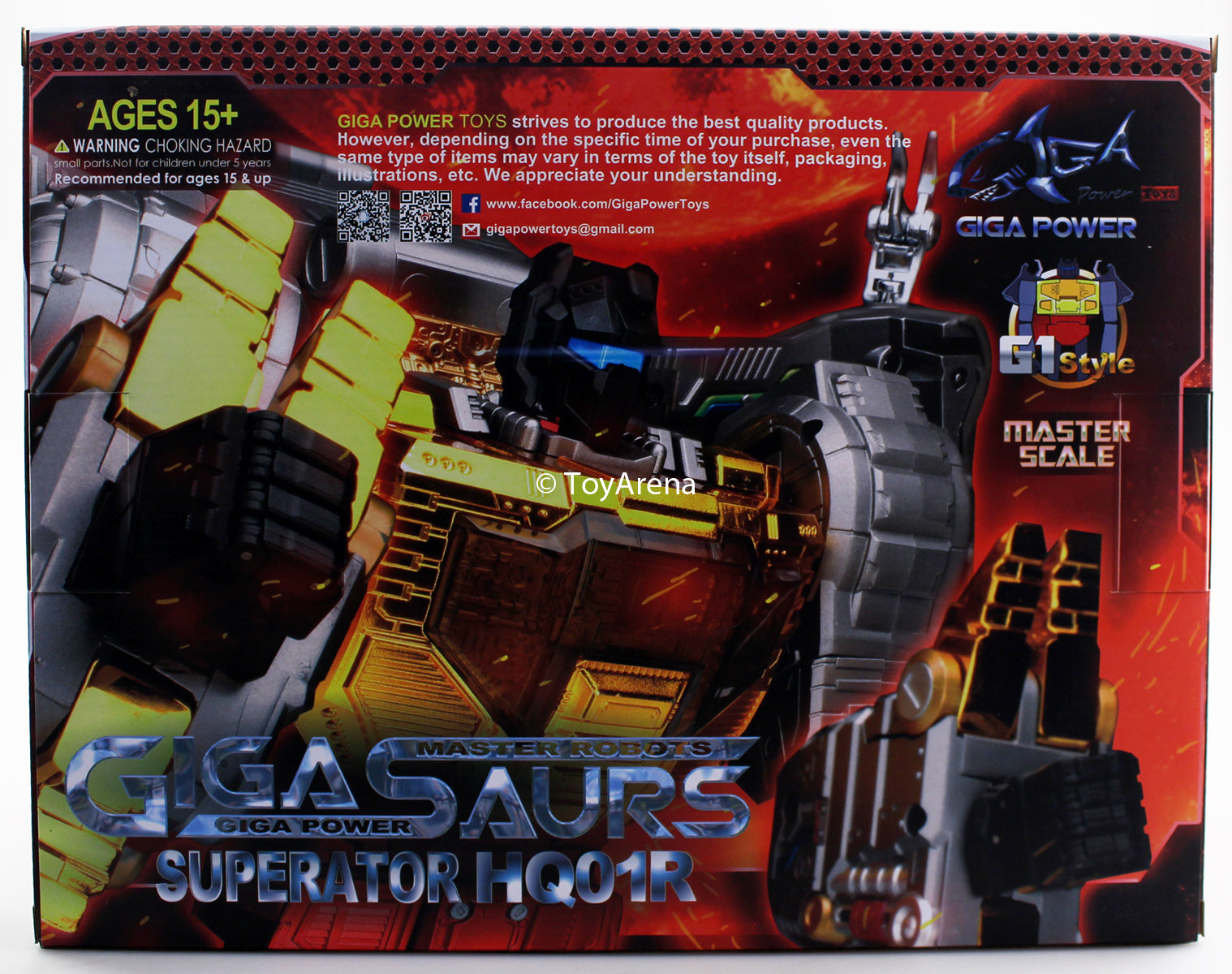 Gigapower HQ-01R Superator Chrome Ver Action Figure