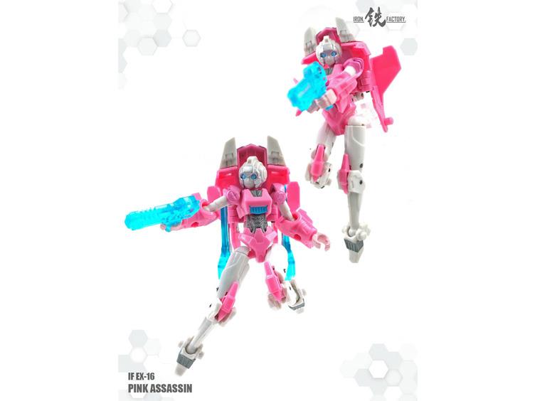 Iron Factory IF-EX16 Pink Assassin Figure