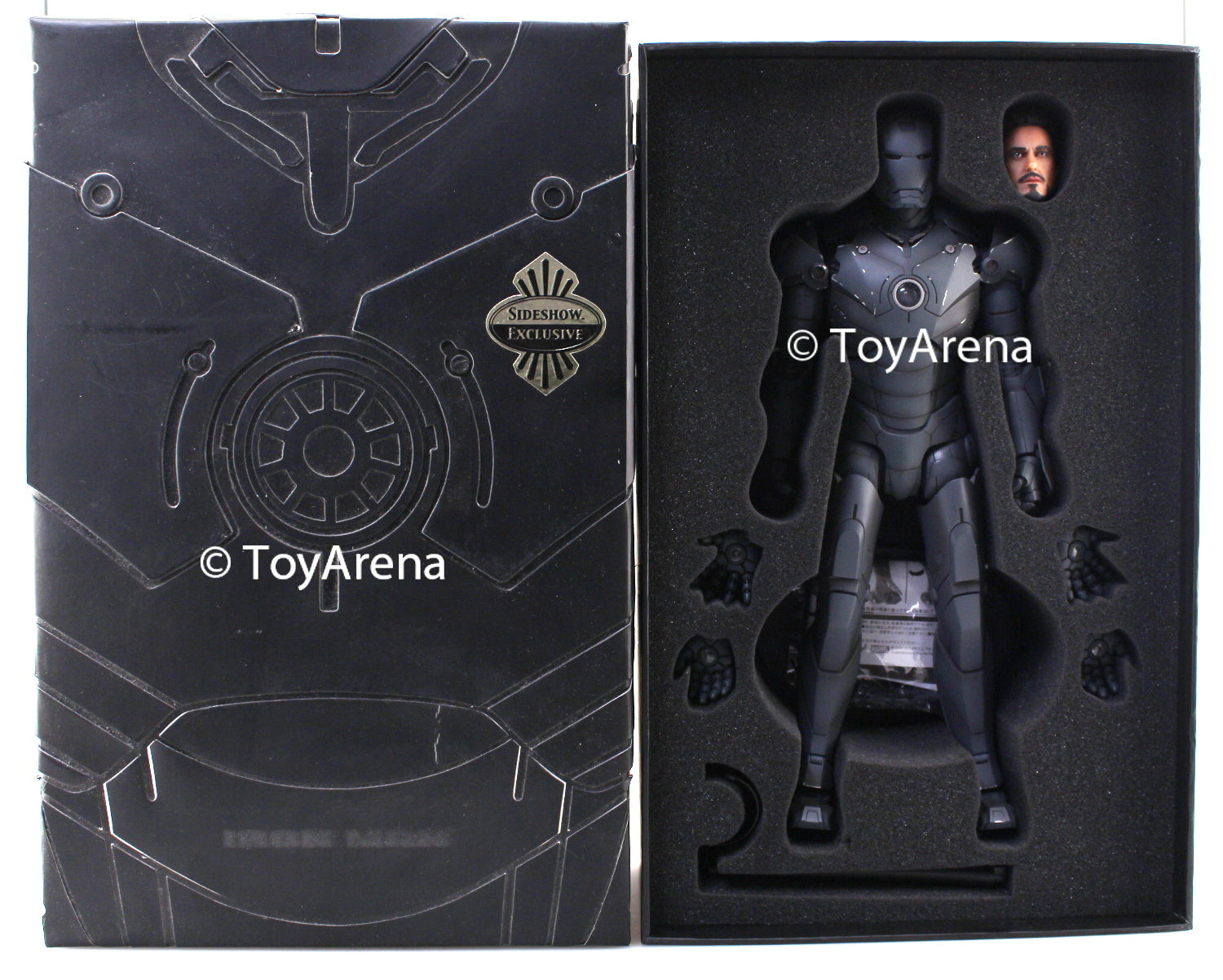 Hot Toys 1/6 Iron Man Mark III (Gunmetal Grey) Scale Action Figure MMS101 SDCC