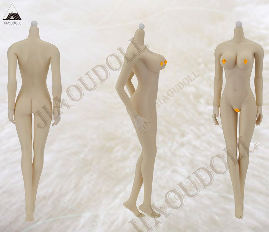 Jiaou Doll 1/6 Seamless Female Body 3.0 Big Bust (White) Sixth Scale Figure