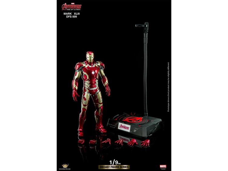 King Arts Iron Man Mark XLIII (43) Age of Ultron Armor 1/9 Scale Figure