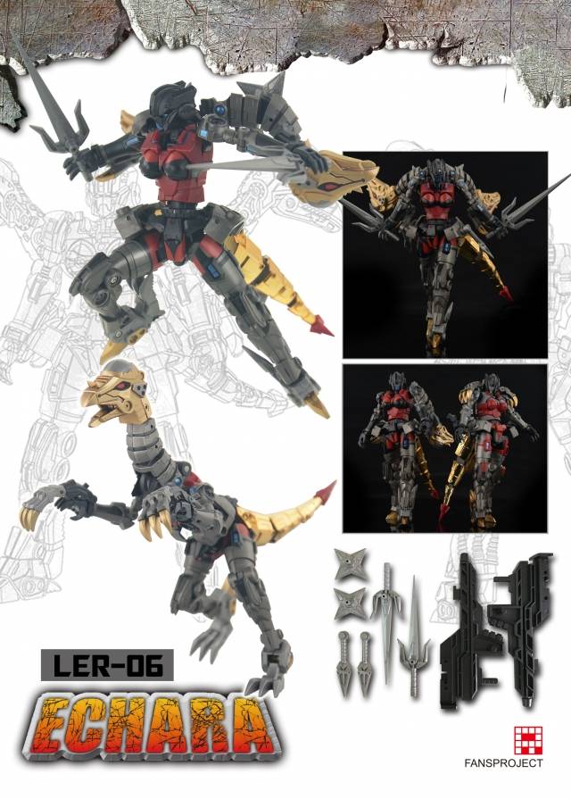 Fansproject Lost Exo-Realm LER-06 Echara Action Figure