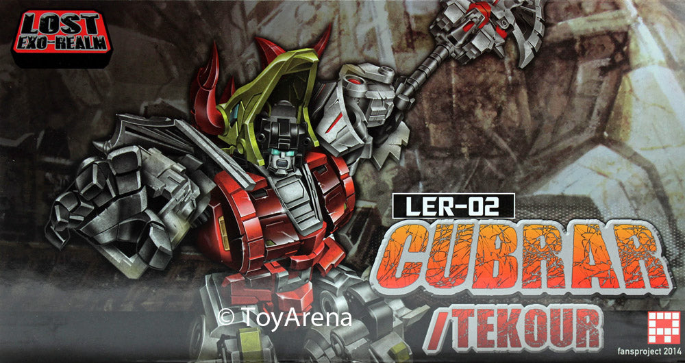 Fansproject Lost Exo Realm LER-02 Cubrar and Tekour Action Figures