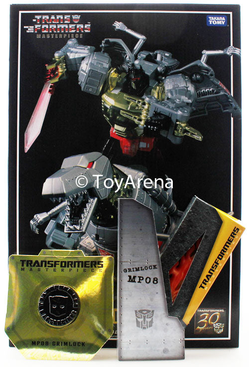 Transformers Masterpiece MP-08 Grimlock WITH Flame Sword and Coin