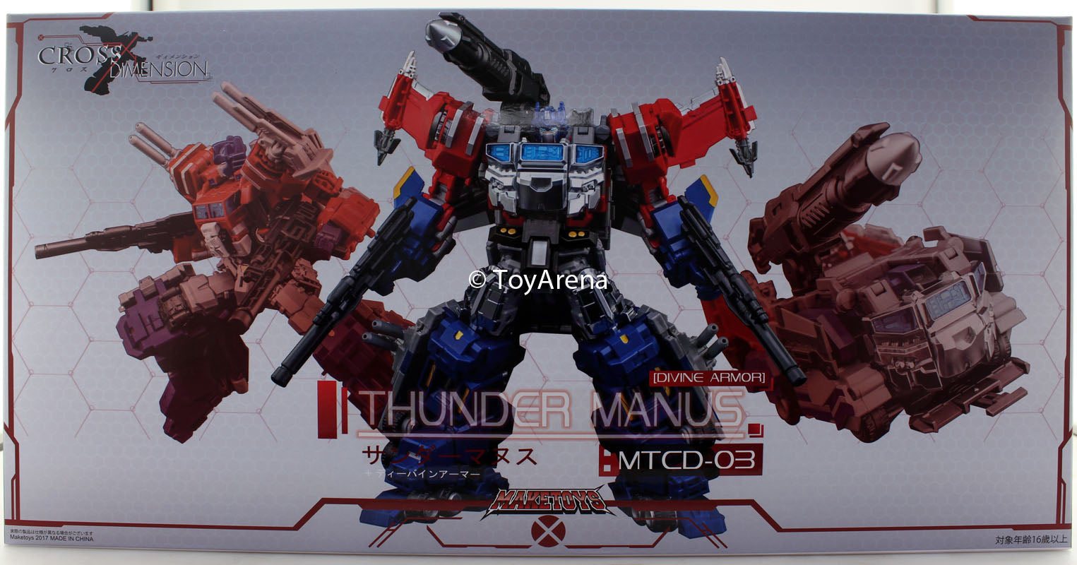 Make Toys MTCD-03 Cross Dimension Thunder Manus & Divine Armor Action Figure