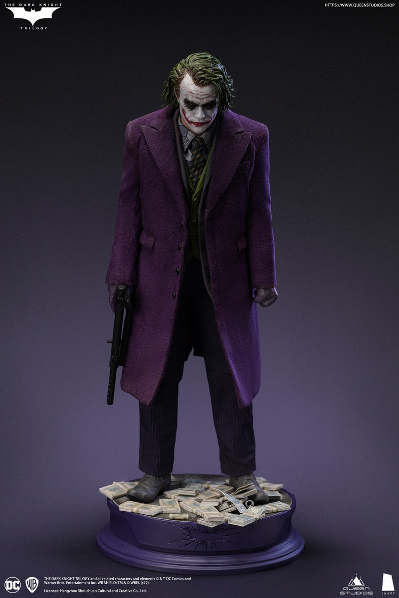 Queen Studio x InArt 1/6 The Dark Knight Joker Premium Edition Sixth Scale Figure 2 Figure Set Pt A001P1 (Sculpted Hair)