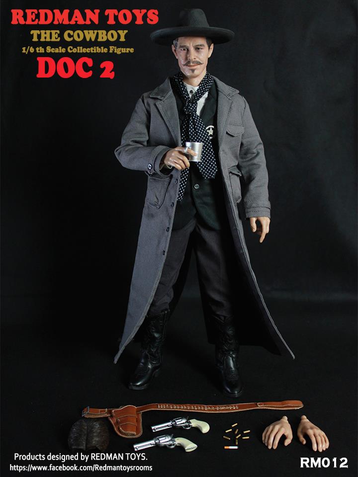 Redman Toys 1/6 Doc 2 The Cowboy Tombstone Doc Holliday Val Kilmer Sixth Scale Figure RM012