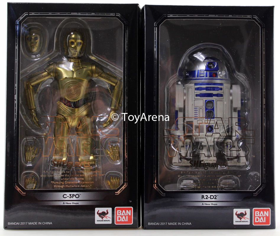 S.H. Figuarts C-3PO & R2-D2 Star Wars A New Hope Set Action Figure