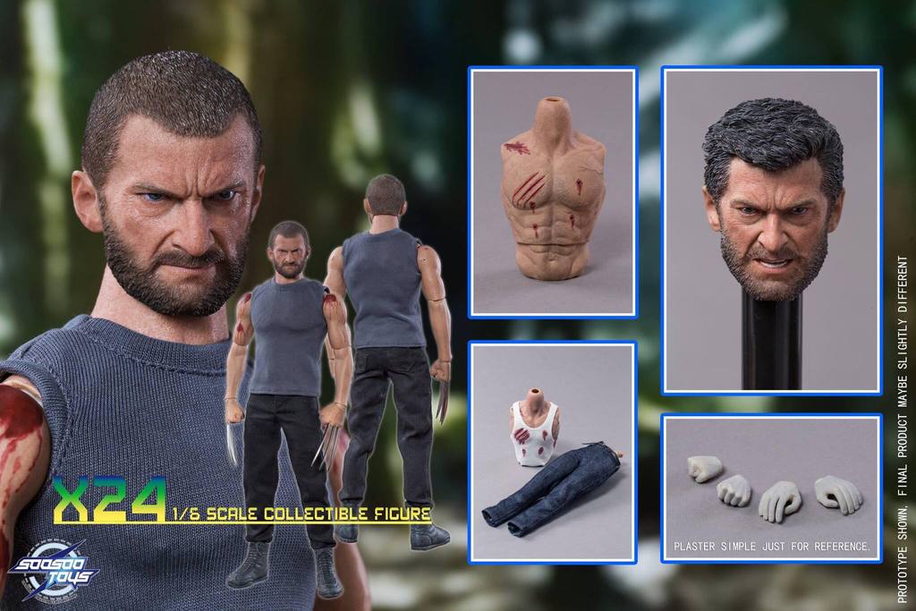 SooSoo Toys 1/6 X-24 and Logan Pack Sixth Scale Action Figure