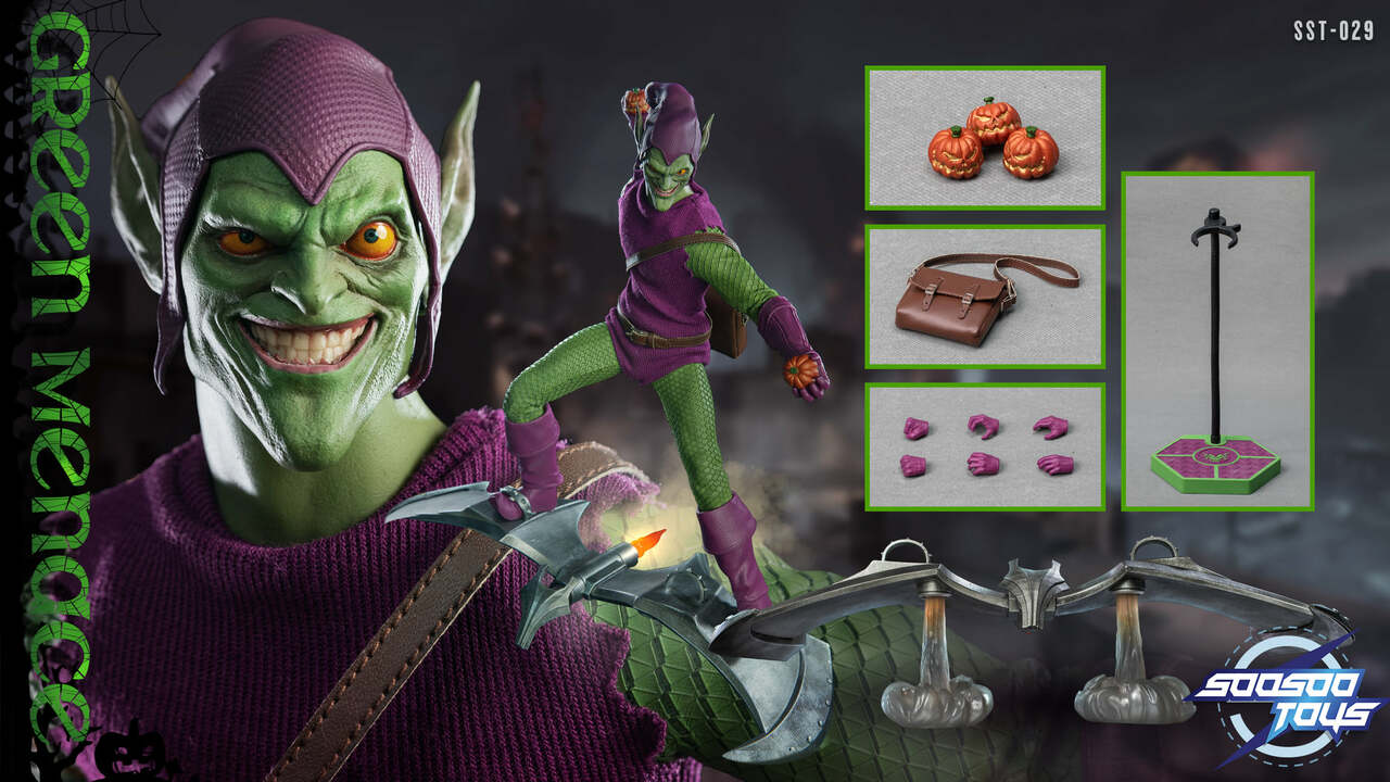 SooSoo Toys 1/6 Green Menace (Green Goblin) Sixth Scale Action Figure