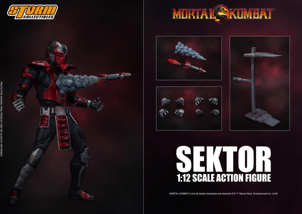 Storm Collectibles 1/12 Mortal Kombat Sektor Action Figure 1