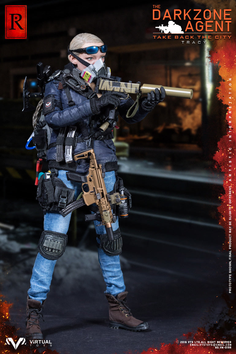 Virtual Toys (VTS) 1/6 VM-019R The Darkzone Agent Tracy (R Version) Action Figure