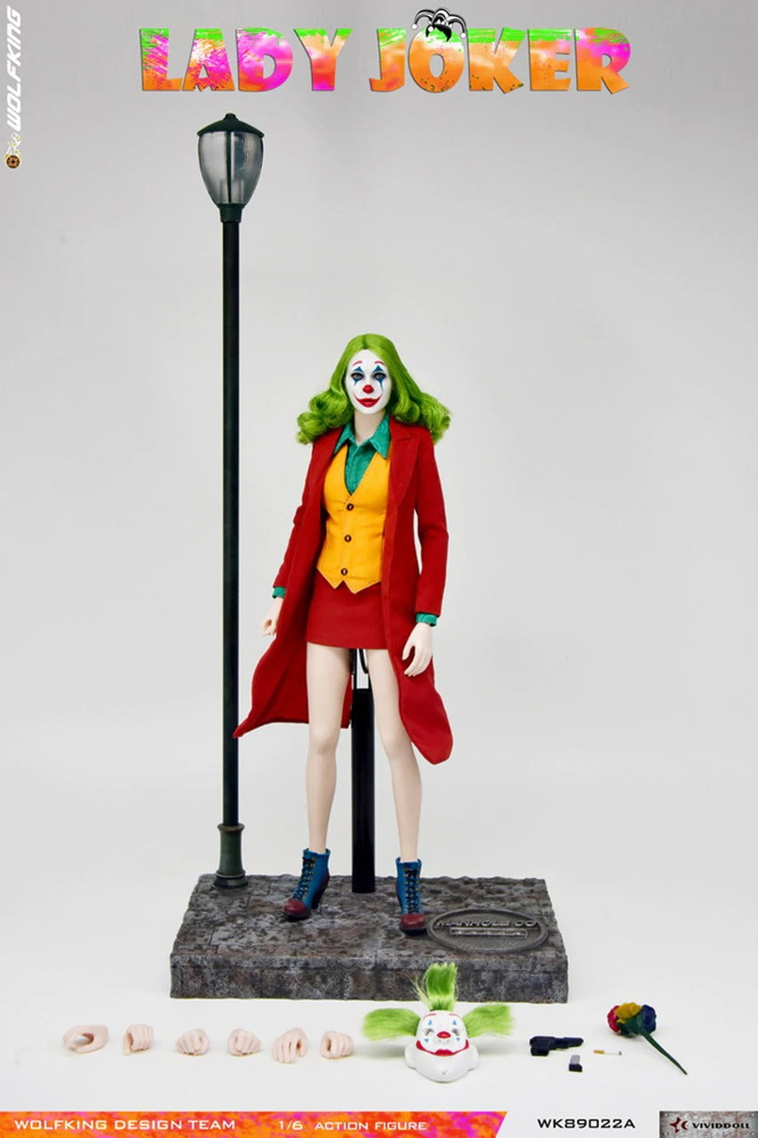 Wolfking 1/6 WK89022A Female Joker Deluxe Edition Sixth Scale Figure