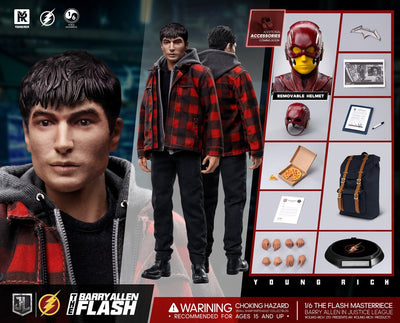 Young Rich 1/6 Barry Allen The Flash (DC Justice League) Sixth Scale Action Figure