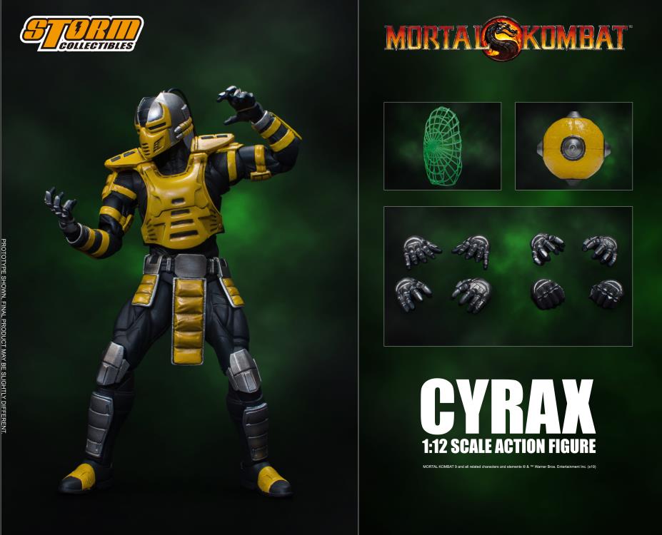 Storm Collectibles 1/12 Mortal Kombat Cyrax Scale Action Figure 1