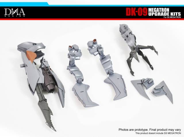 DNA Designs DK-09 Upgrade Kit for Studio Series Voyager Megatron Bonus Add On Kit