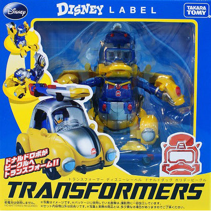 Transformers Disney Label Donald Duck Color Version