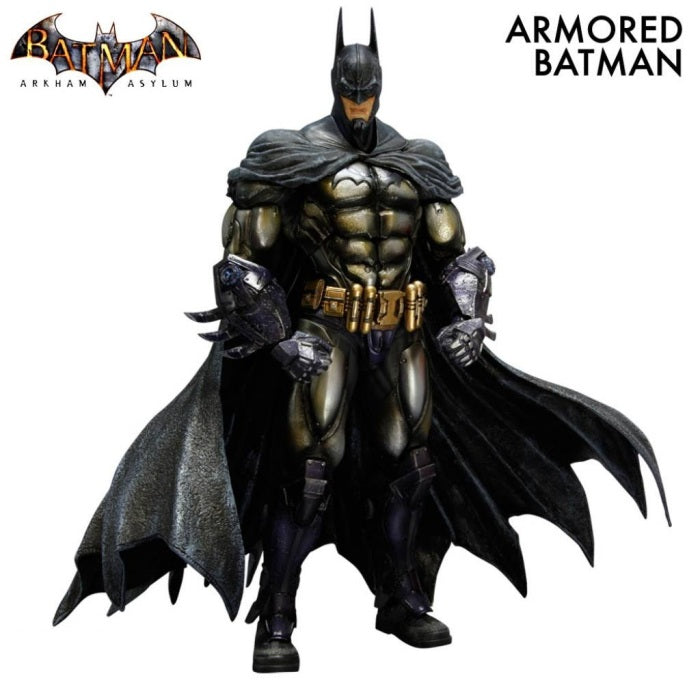 DC Universe Batman Arkham Asylum Batman Armored Play Arts Kai Action Figure