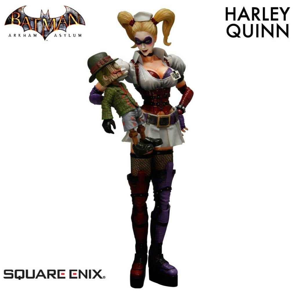DC Universe Batman Arkham Asylum Harley Quinn Play Arts Kai Action Figure