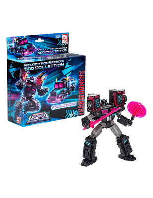 Transformers Legacy Velocitron Speedia 500 Collection Leader Scourge Black Convoy Action Figure