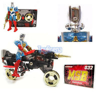 Microman 032 Magne Power Cassette Machines Cain with Sonic Bike