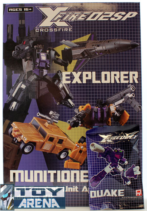 Fansproject Crossfire 02 SP Explorer & Munitioner & Quake Appendage Add-on Kit Combo Set